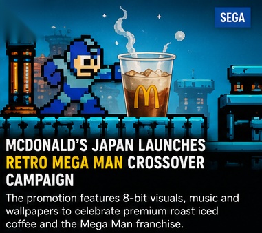 McDonald’s Japan launches retro Mega Man crossover campaign
