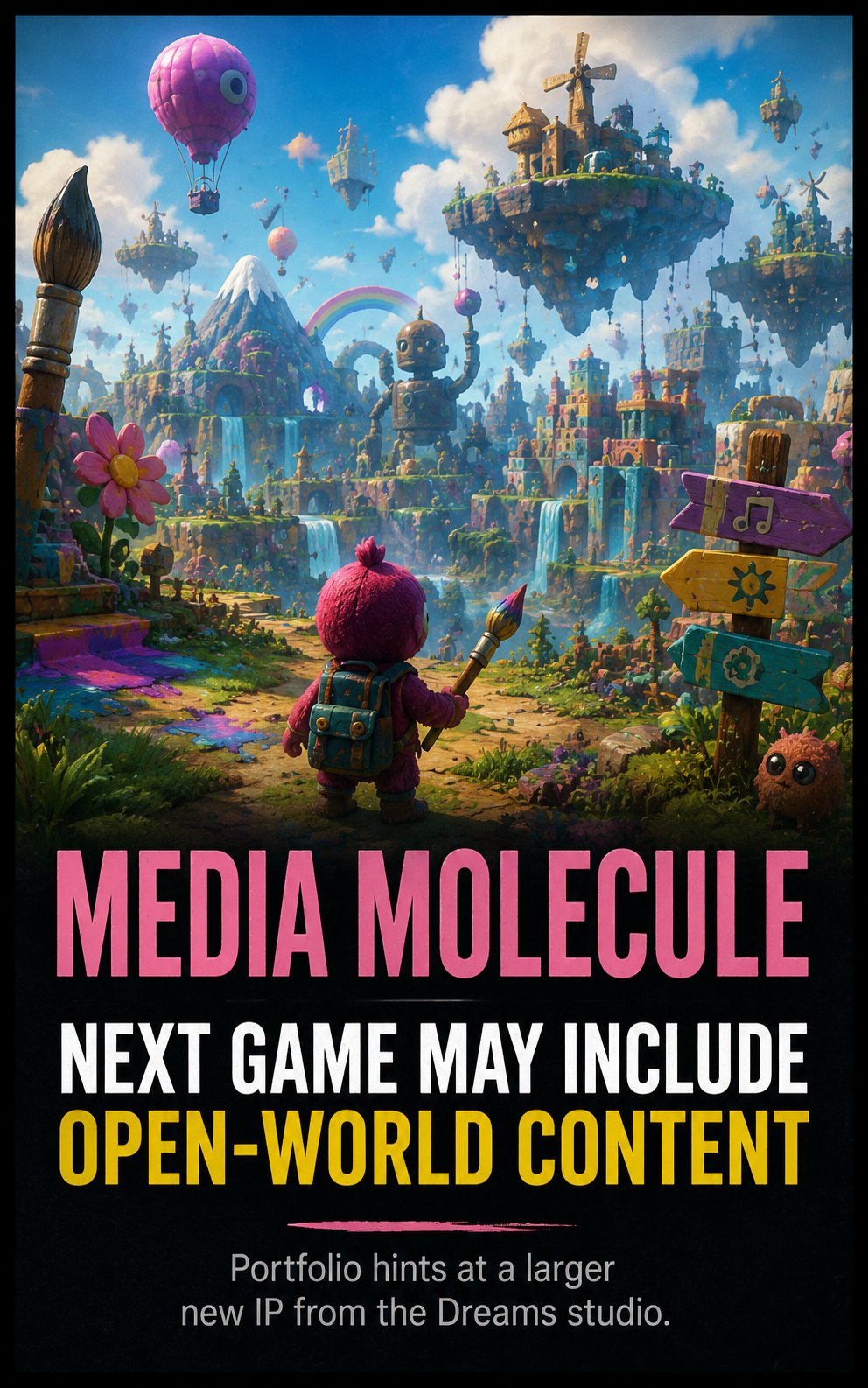 Media Molecule’s next game reportedly includes open-world content