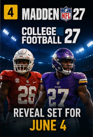 Madden NFL 27 and College Football 27 reveal set for June 4