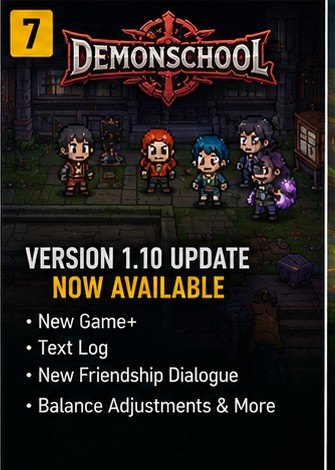 Demonschool 1.10 update adds New Game+ and more quality-of-life features