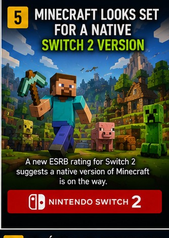 Minecraft looks set for a native Switch 2 version