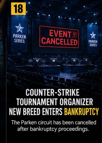 Counter-Strike tournament organizer New Breed enters bankruptcy