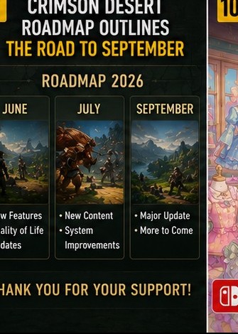 Crimson Desert roadmap outlines the road to September