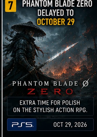 Phantom Blade Zero slips to October 29 for final polish