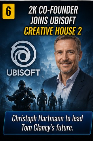 2K co-founder Christoph Hartmann joins Ubisoft Creative House 2
