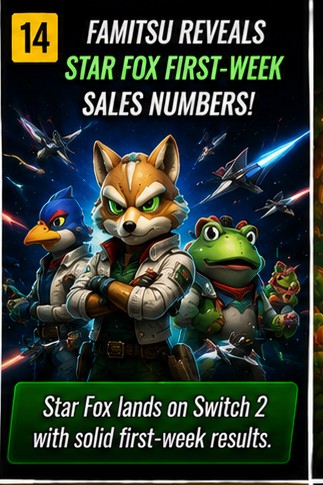 Famitsu sales reveal first-week numbers for Star Fox on Switch 2