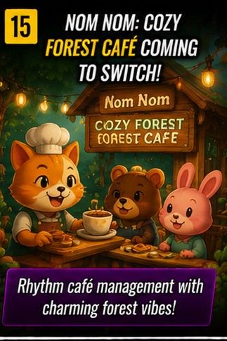 Nom Nom: Cozy Forest Café coming to Nintendo Switch