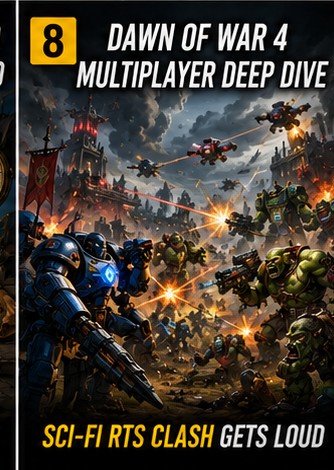 Warhammer 40,000: Dawn of War 4 drops multiplayer deep dive with Space Marines vs Orks