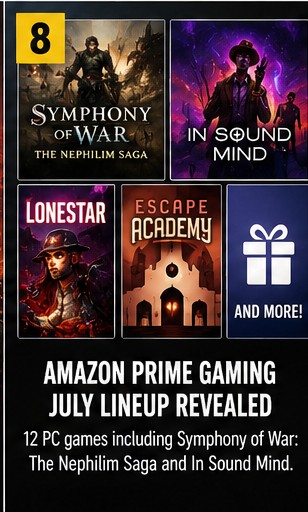 Amazon Prime’s July PC Games Include Symphony Of War And In Sound Mind