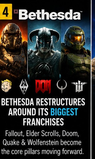 7 July 2026 – Bethesda Restructures Around Fallout, Elder Scrolls, Doom And More