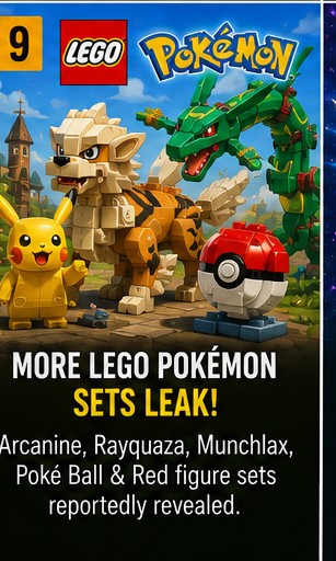 7 July 2026 – More LEGO Pokémon Sets Reportedly Leak