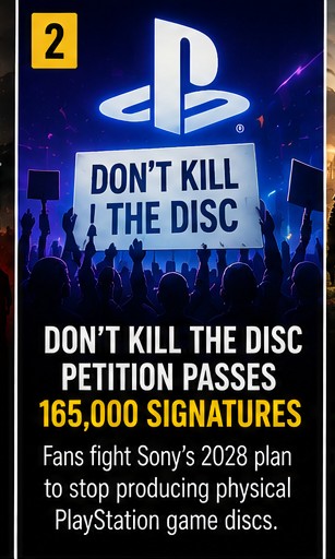 7 July 2026 – Sony’s Don’t Kill The Disc Petition Passes 165,000 Signatures
