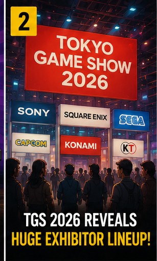 8 July 2026 – Tokyo Game Show 2026 Reveals Huge Exhibitor List