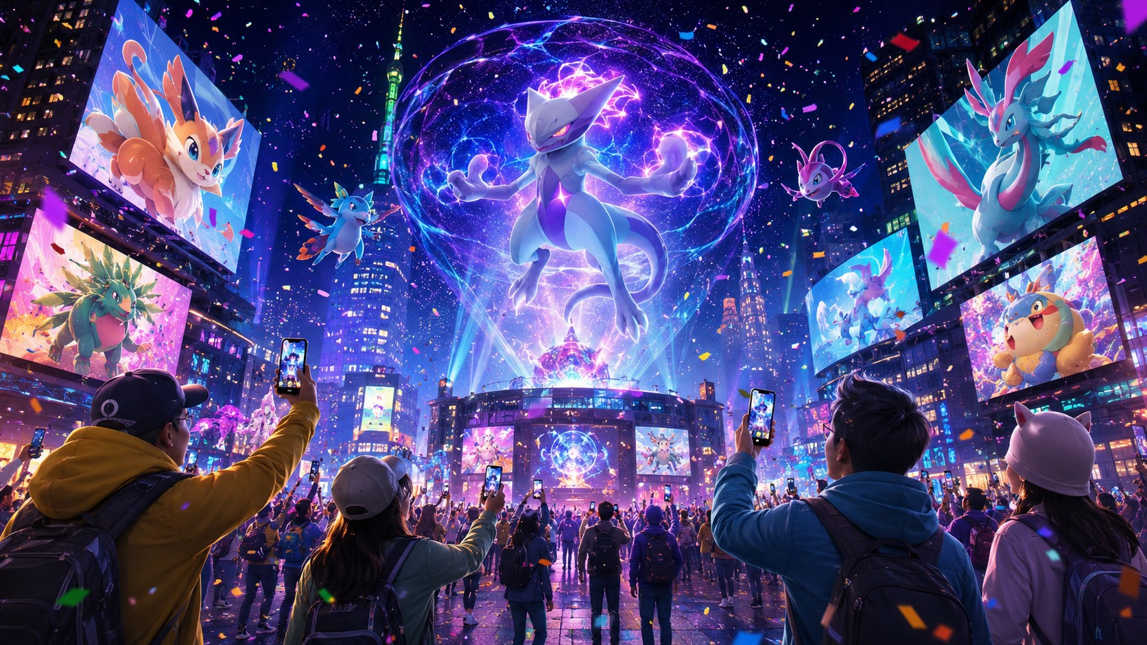 10 July 2026 – Pokémon GO Recreates Its Original Trailer In Times Square
