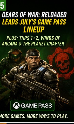 Gears of War: Reloaded Heads July's Game Pass Additions