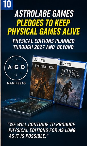 Physical-Game Publisher Pledges to Keep Producing PS5 Discs