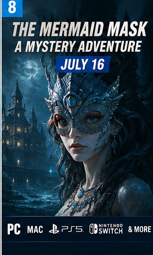 The Mermaid Mask Surfaces on July 16