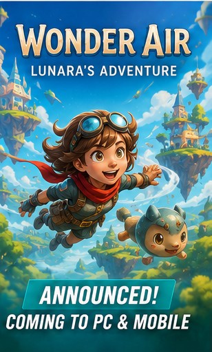 Wonder Air: Lunara's Adventure Announced for PC and Mobile