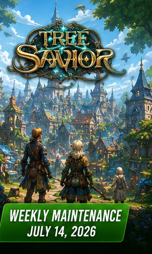 Tree of Savior Conducts Weekly July 14 Maintenance