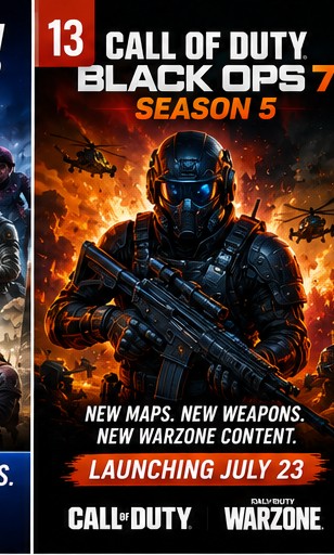 Call of Duty Details Black Ops 7 and Warzone Season 5