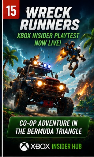 Xbox Insider Playtest Continues for Wreck Runners