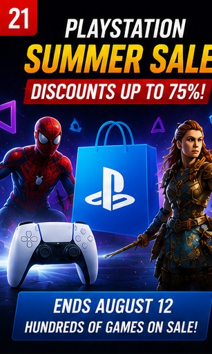 PlayStation Summer Sale Continues With Discounts Up to 75 Percent