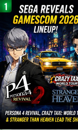 Persona 4 Revival and Sega’s Biggest Upcoming Games Confirmed for Gamescom