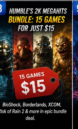 Humble’s 2K Megahits Bundle Offers 15 Games for $15
