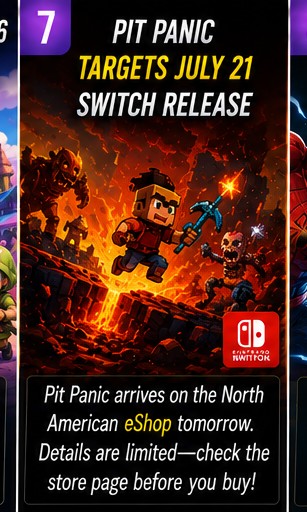 Pit Panic Targets July 21 Switch Release
