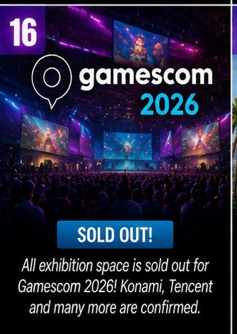 Gamescom 2026 Sells Out Its Exhibition Space