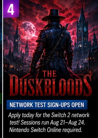 The Duskbloods Network-Test Applications Open Today