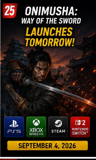 Onimusha: Way of the Sword Launches Tomorrow