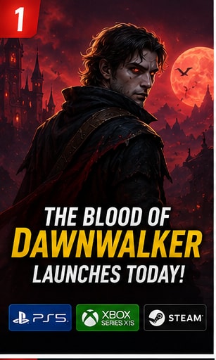 The Blood of Dawnwalker Launches Today