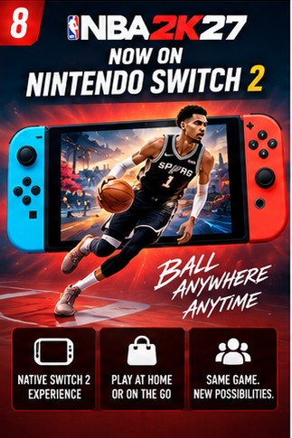 NBA 2K27 Launches Natively on Nintendo Switch 2