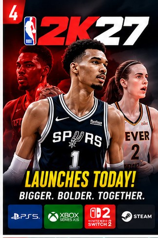NBA 2K27 Launches Worldwide Today