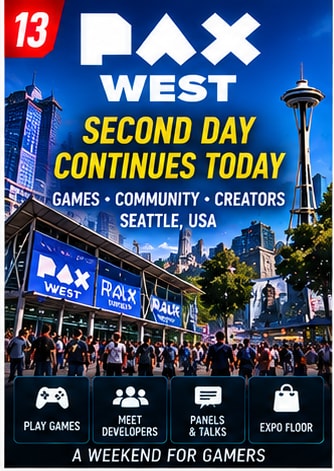 PAX West Expo Floor Opens for Its Second Full Day