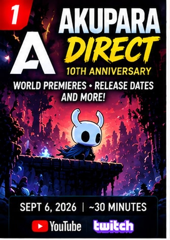 Akupara Direct Debuts Today With World Premieres and Release Dates