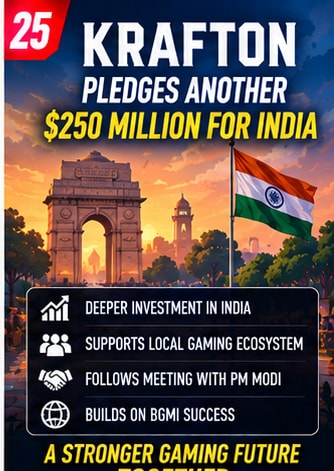 Krafton Pledges Another $250 Million for India