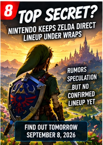 Nintendo Keeps Tomorrow's Zelda Direct Lineup Under Wraps
