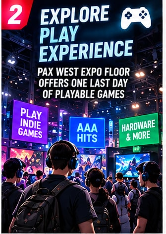 PAX West Expo Floor Offers One Last Day of Playable Games