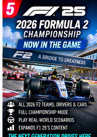 F1 25 Adds the Full 2026 Formula 2 Championship