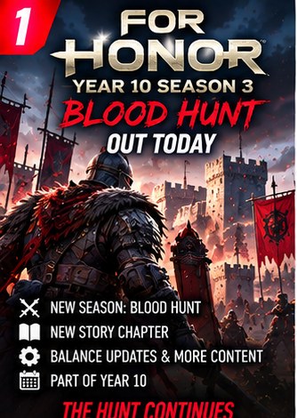 For Honor Year 10 Season 3: Blood Hunt Launches Today