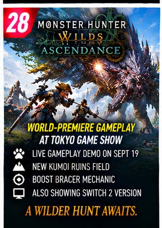 Monster Hunter Wilds: Ascendance Will Get World-Premiere Gameplay at TGS