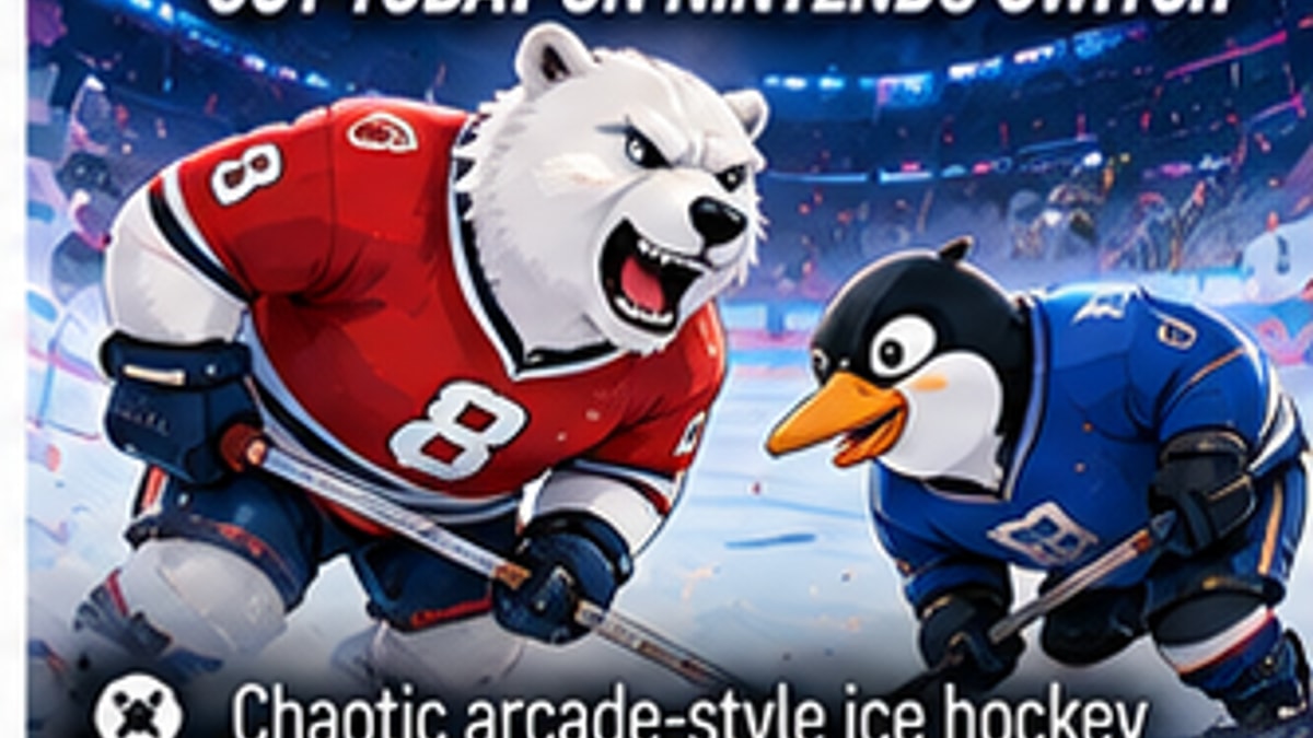 Hockey Beasts Brings Cartoon Ice Hockey to Nintendo Switch
