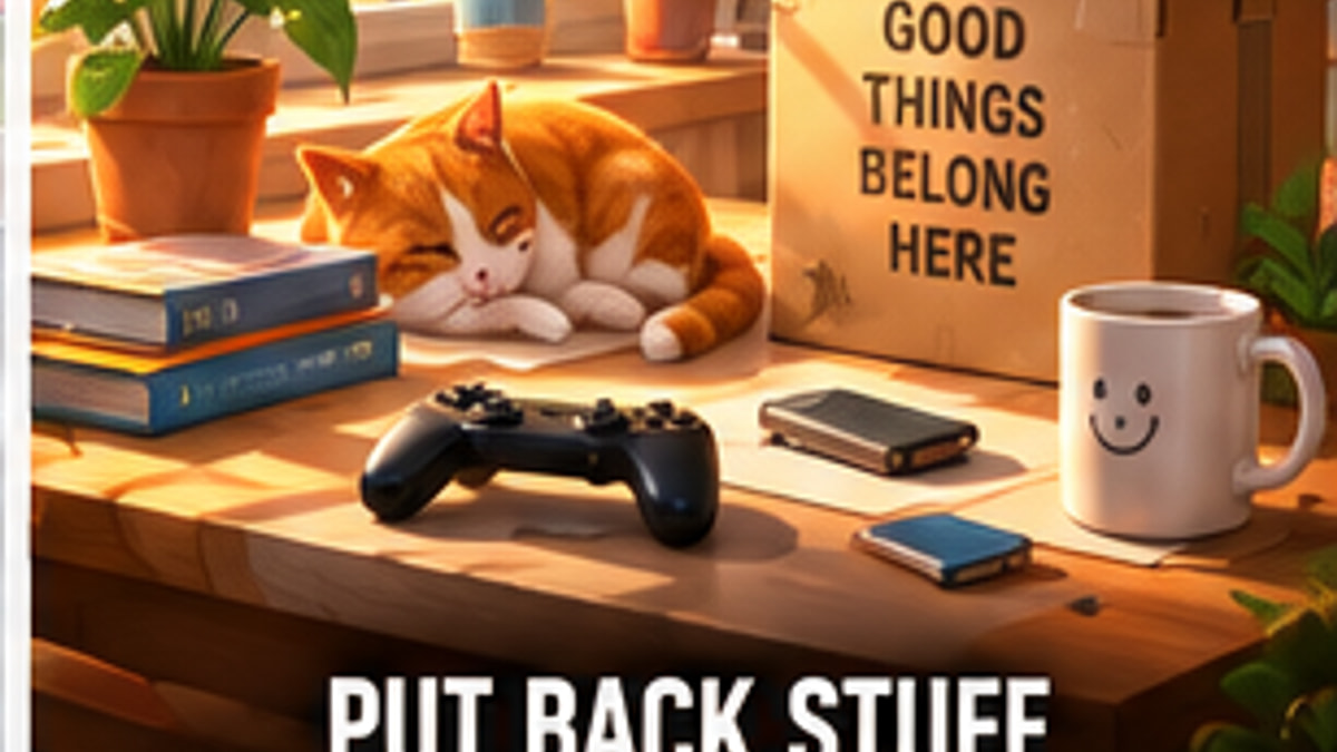 Put Back Stuff Launches Its Cozy Organization Puzzles on PC — original editorial gaming news illustration