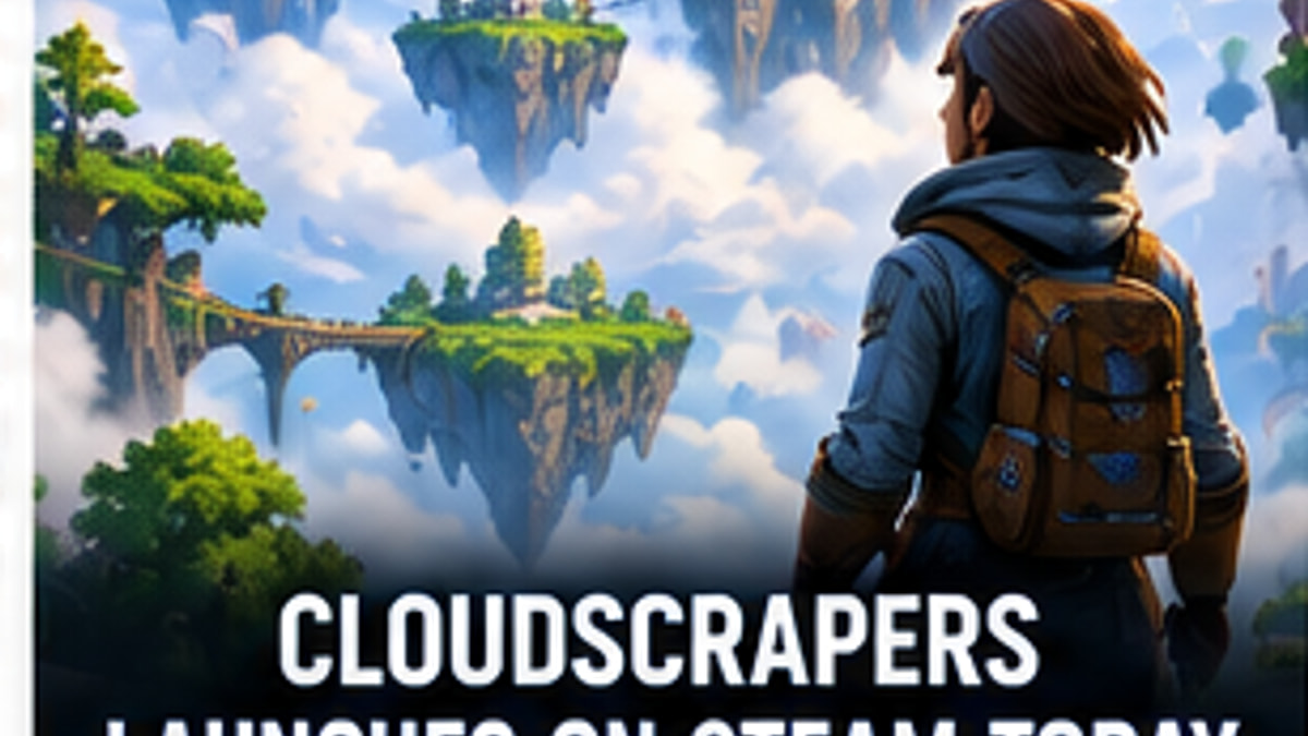Cloudscrapers Builds Toward the Sky on Steam Today — original editorial gaming news illustration