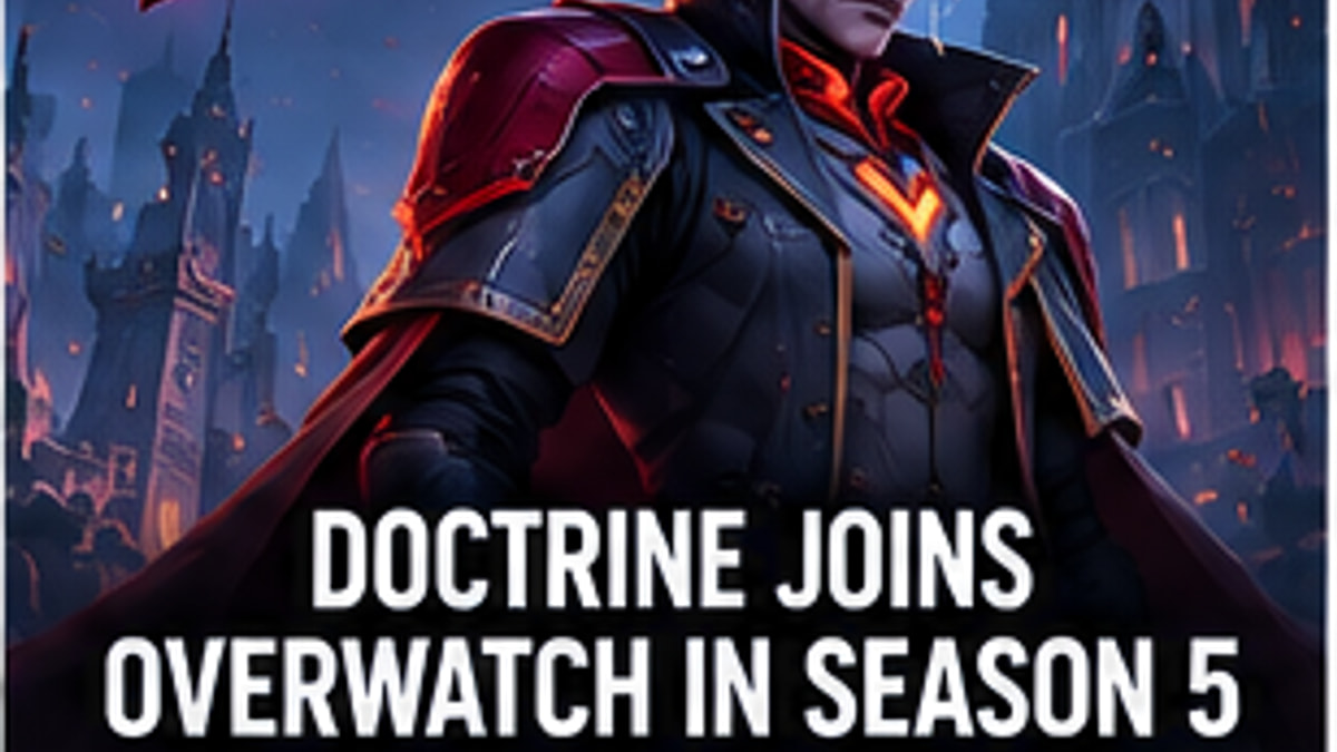 Overwatch Reveals Vampire-Inspired Support Hero Doctrine — original editorial gaming news illustration