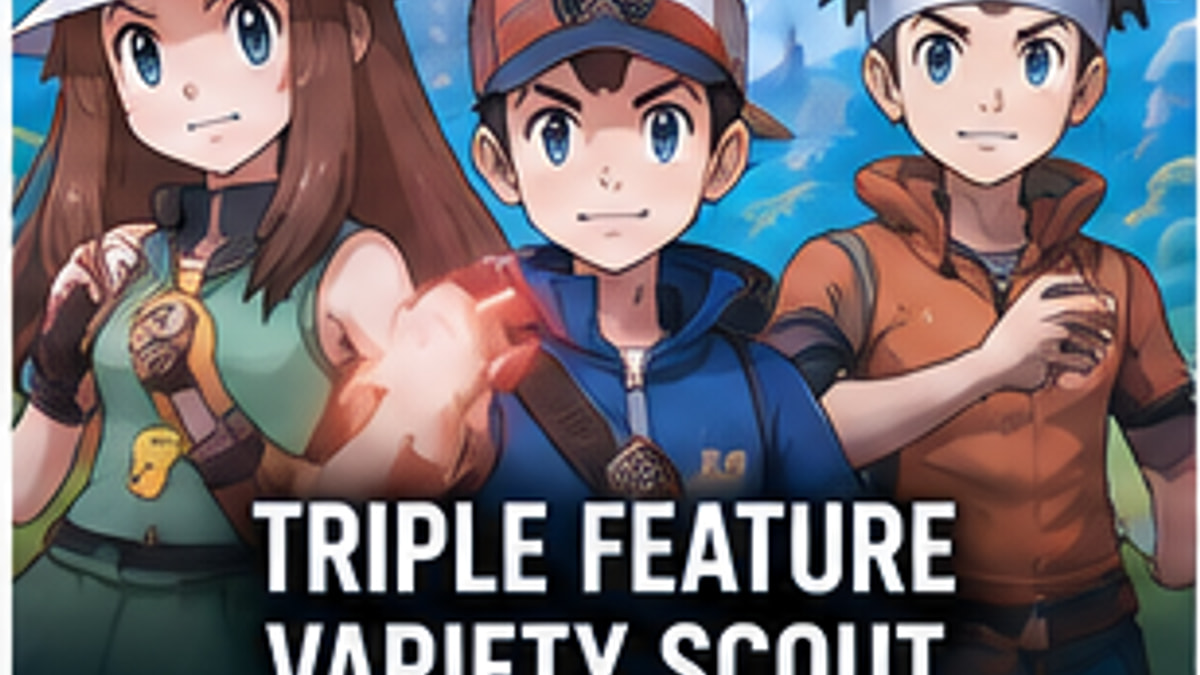 Pokémon Masters EX Triple Feature Variety Scout Ends Today — original editorial gaming news illustration