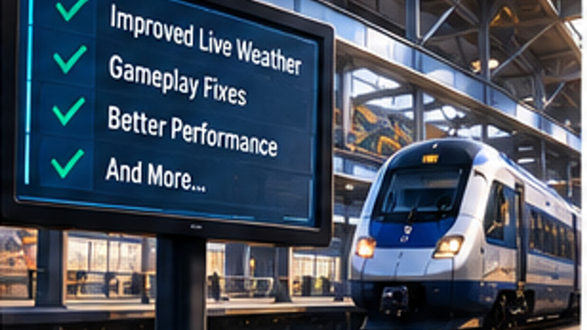 Train Sim World 7 Receives Major Day-One Update — original editorial gaming news illustration