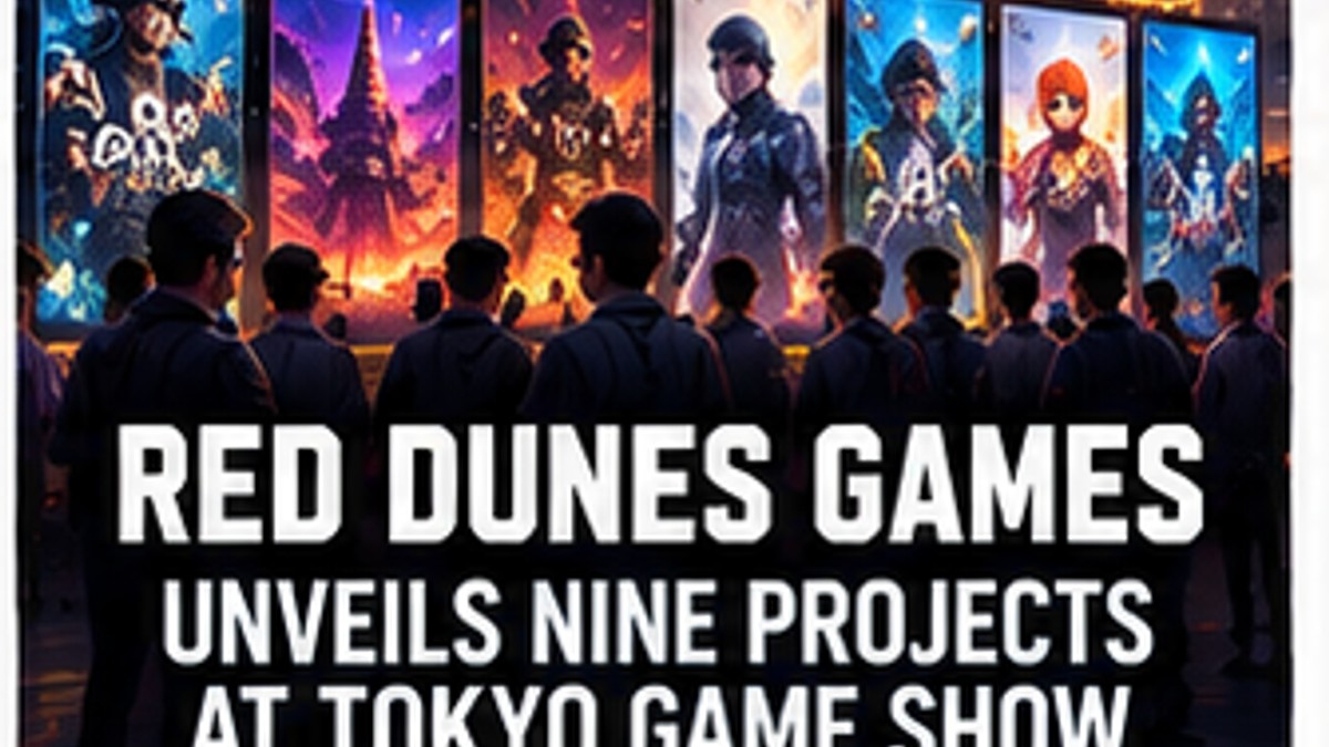 Red Dunes Games Unveils Nine Projects at Tokyo Game Show — original editorial gaming news illustration
